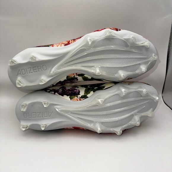 Adidas Mens Size 11.5 Adizero Chaos IF5121 Speed \'Coronation - Off White\'